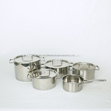 Cookware Set Stainless Steel Inside Welding Cooking Handle